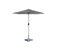 Sunshade parasol w/crank, dia. 3 m with granite base by Cane-line
