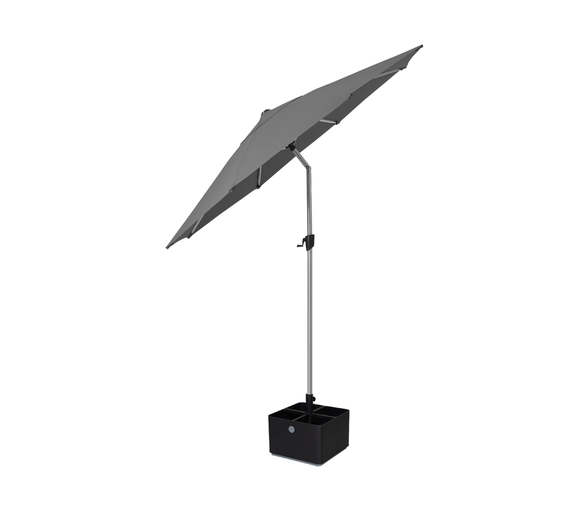 Sunshade parasol w/tilt, dia. 3 m with aluminium base by Cane-line