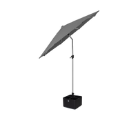 Sunshade parasol w/tilt, dia. 3 m with aluminium base by Cane-line