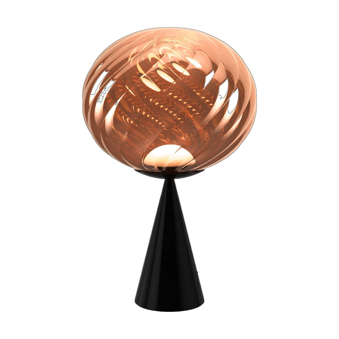 Whirl Table Light, Copper Polished Polycarbonate by Tom Dixon
