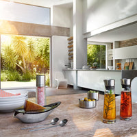 ALINJO  Oil and Vinegar Serving Set with Stainless Steel Lid