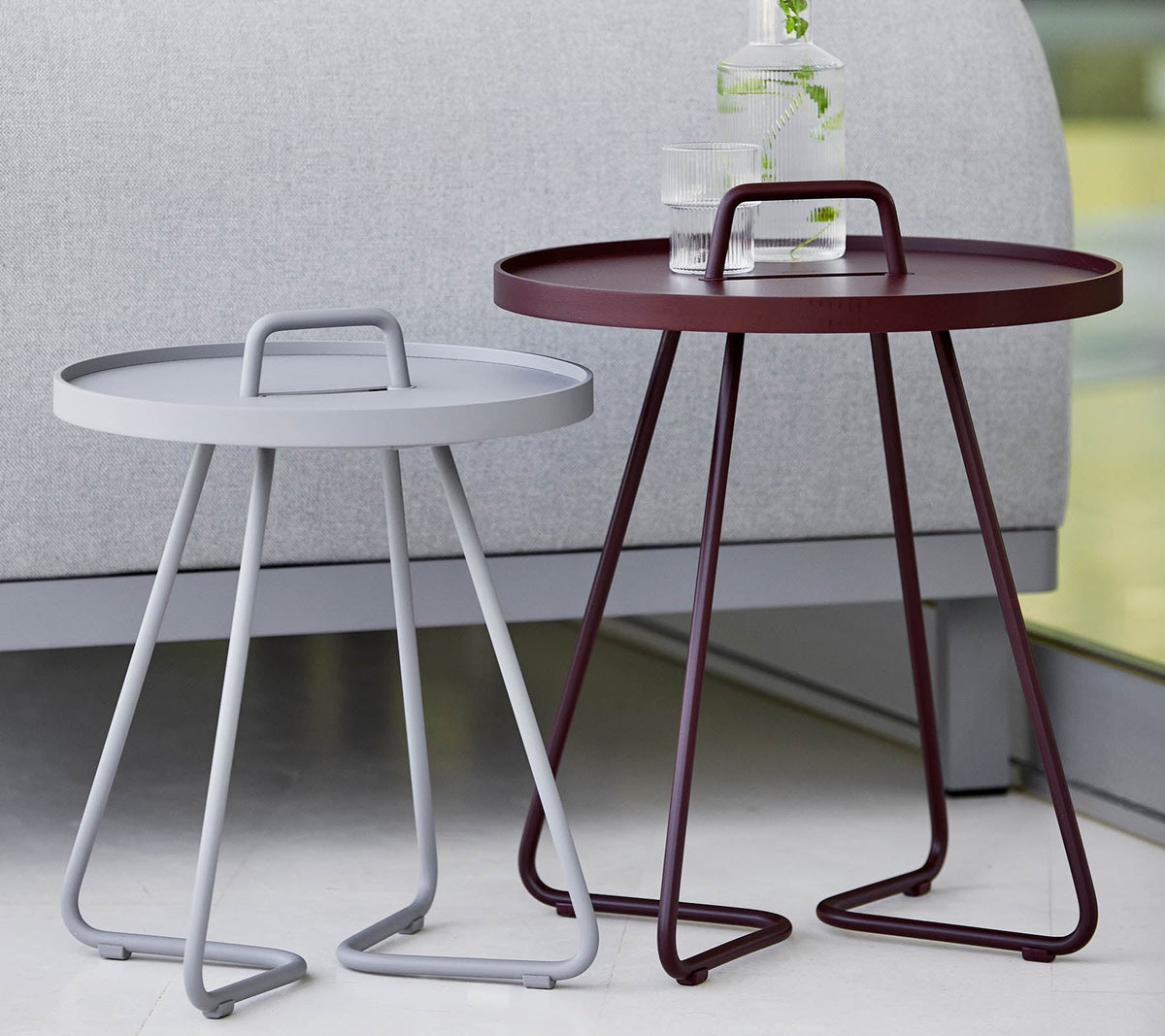 On-the-move side table, small side table by Cane-line, designed by Strand+Hvass