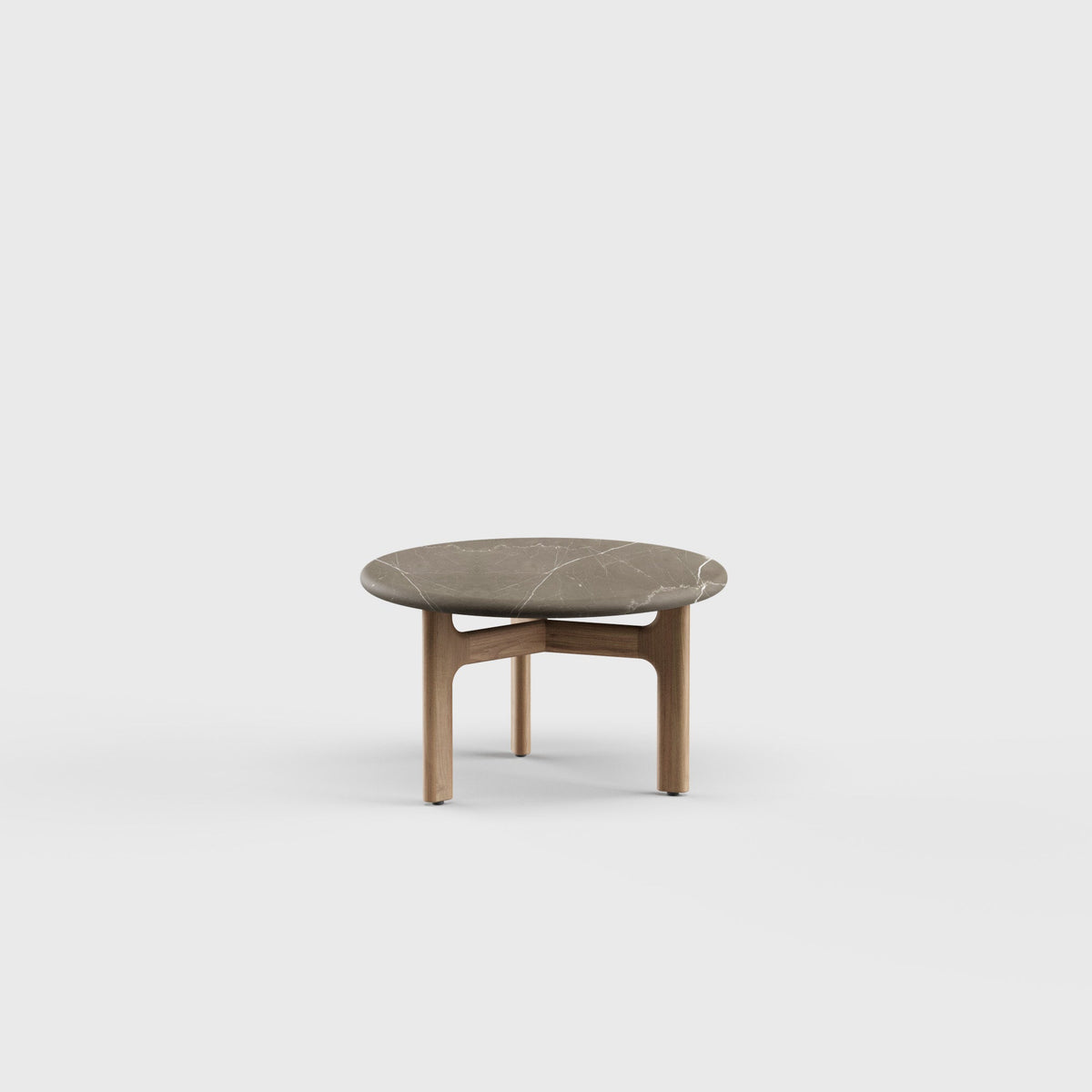 Morellino Side Table RD Stone 24"