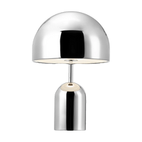 Tom Dixon Bell Table Light in silver polished steel