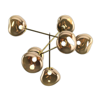 Melt Large Chandelier, Bronze Polished Polycarbonate by Tom Dixon