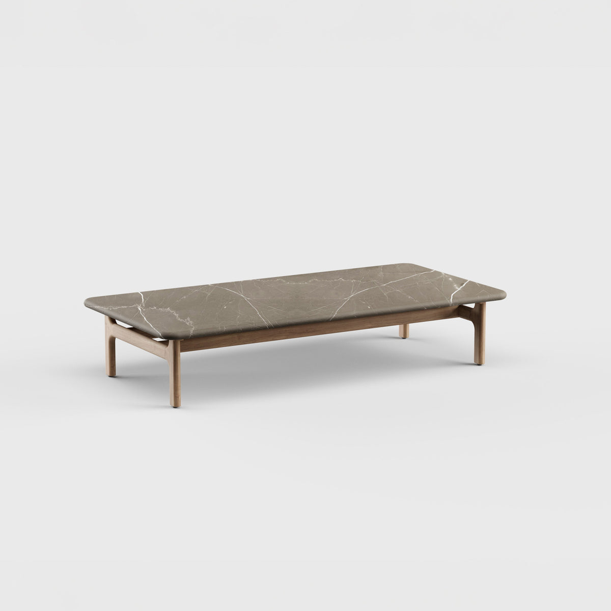 Morellino Coffee Table Rect Stone 62"