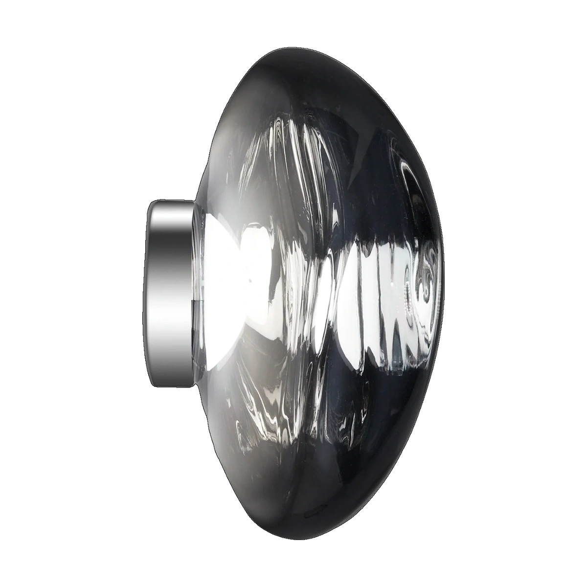 Melt Medium Surface Light, Silver Polished Polycarbonate by Tom Dixon