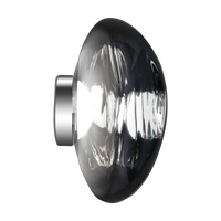 Melt Medium Surface Light, Silver Polished Polycarbonate by Tom Dixon