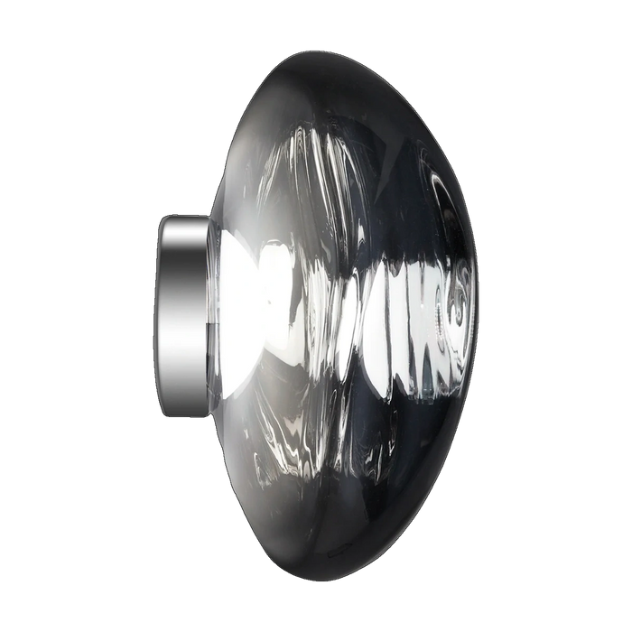 Melt Medium Surface Light, Silver Polished Polycarbonate by Tom Dixon