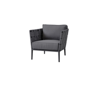 Conic Lounge Chair outdoor lounge chair by Cane-line, designed by Foersom & Hiort-Lorenzen MDD