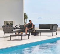 Conic Modular Corner Sofa lifestyle image by Cane-line