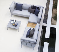 Conic Two Seater Sofa Right Module lifestyle image by Cane-line