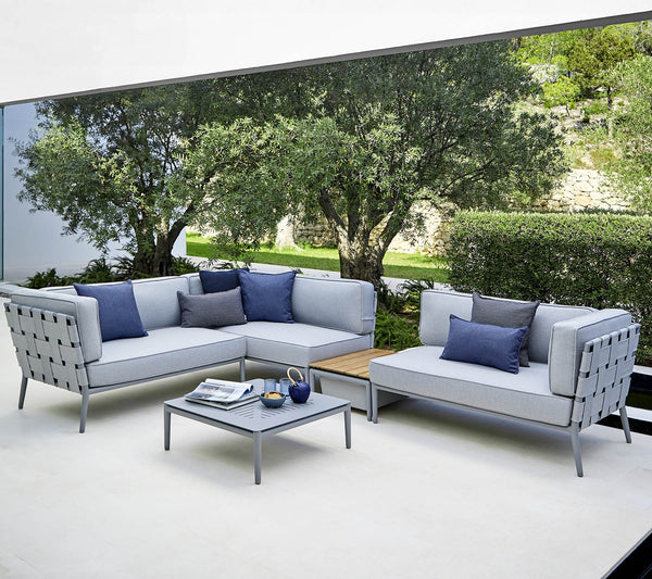 Conic Two Seater Sofa Left Module lifestyle image by Cane-line