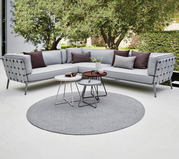 Conic Two Seater Sofa Right Module lifestyle image by Cane-line