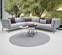 Conic Two Seater Sofa Left Module lifestyle image by Cane-line