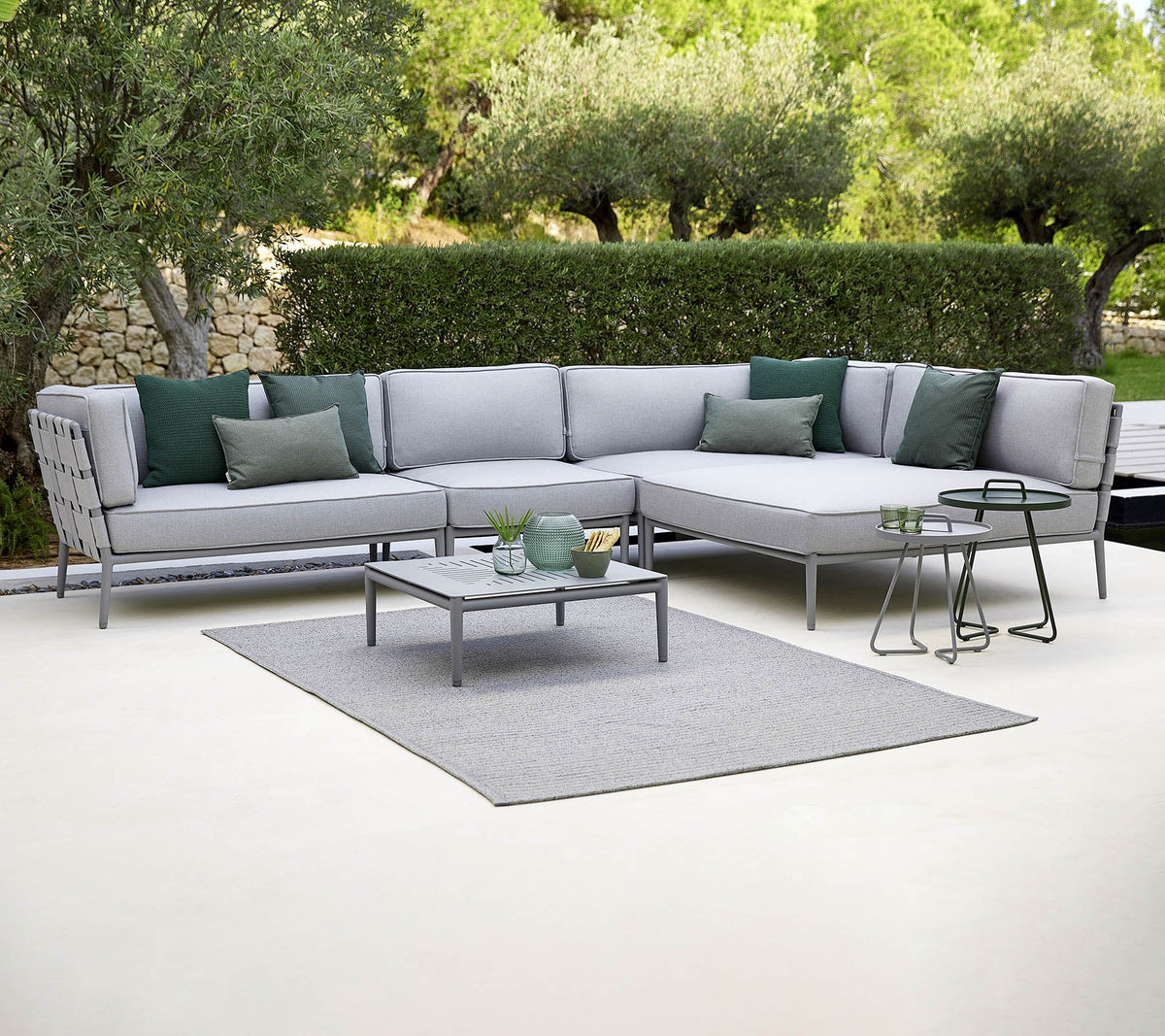Conic Two Seater Sofa Right Module lifestyle image by Cane-line