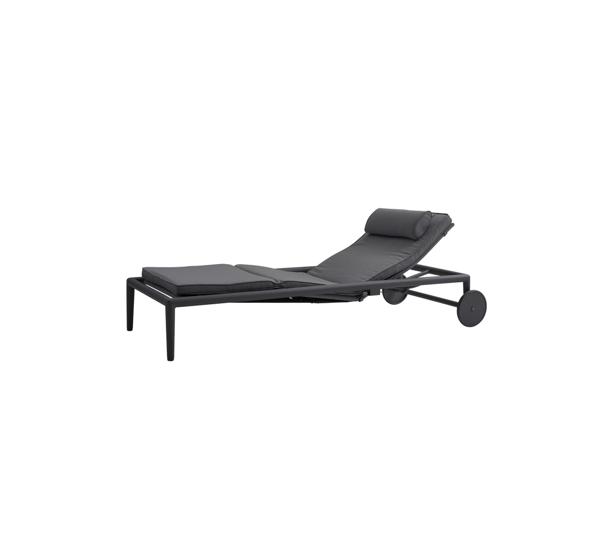 Conic Sunbed w/Gasspring chaise lounge by Cane-line