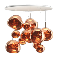 Melt Mega Pendant System, Copper Polished Polycarbonate by Tom Dixon