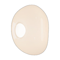 Melt Mini Surface Light, Opal with Silver Hardware by Tom Dixon