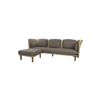 Arch 3 Seater Sofa W/Low Arm/Backrest & Chaise Lounge