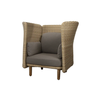 Arch Lounge Chair W/Hight Arm/Backrest