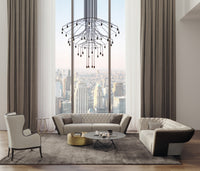 Bowie Capitone Striped Sofa