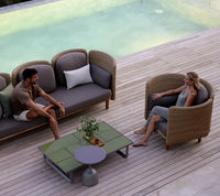 Arch Lounge Chair W/Low Arm/Backrest