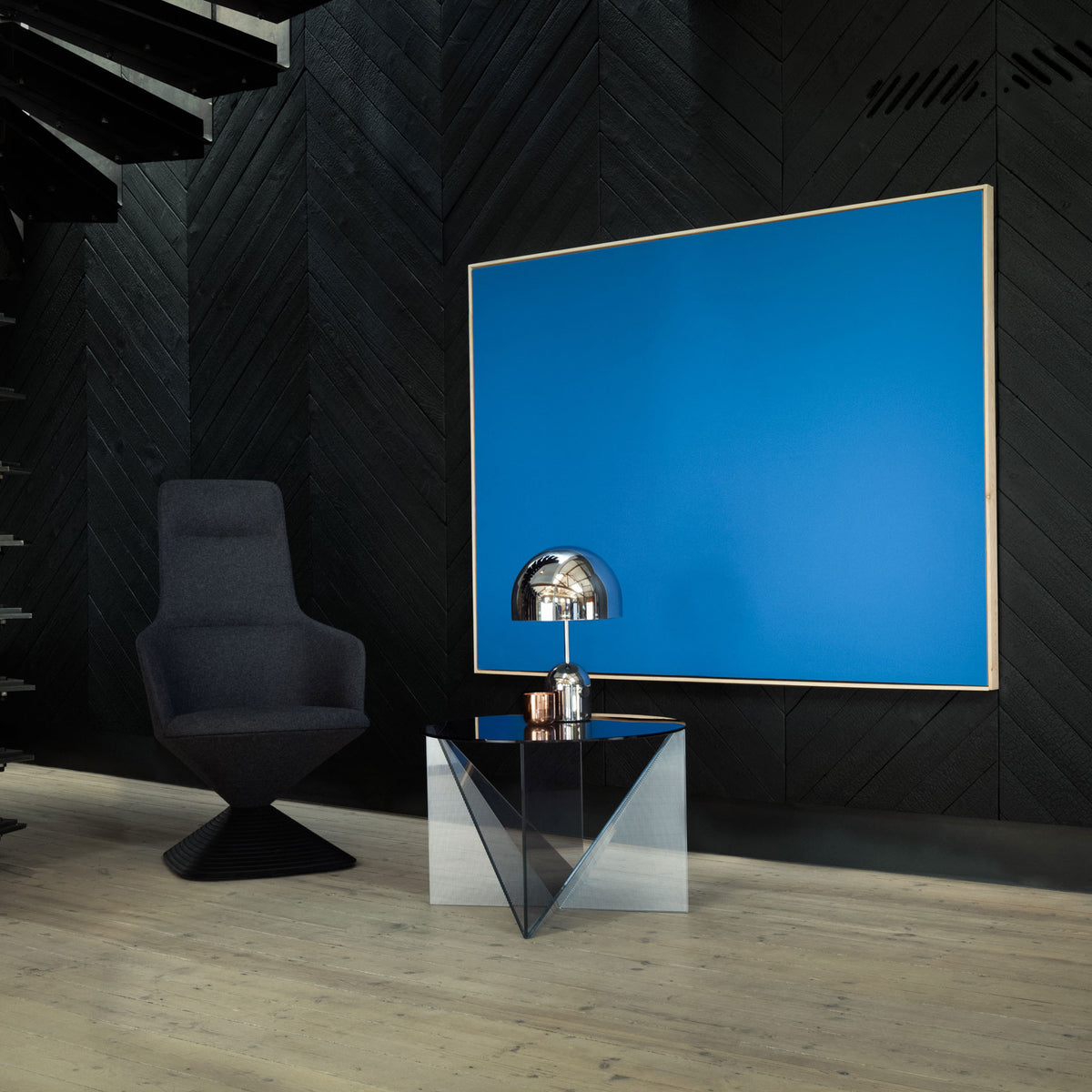 Tom Dixon Bell Table Light in the Met Wharf interior