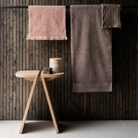 FRINO Fringed Organic Cotton Terry Hand Towel XL 20 x 39