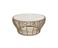 Basket coffee table large by Cane-line