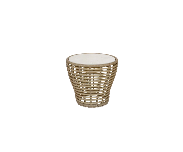 Basket coffee table small by Cane-line
