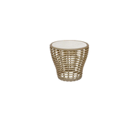 Basket coffee table small by Cane-line