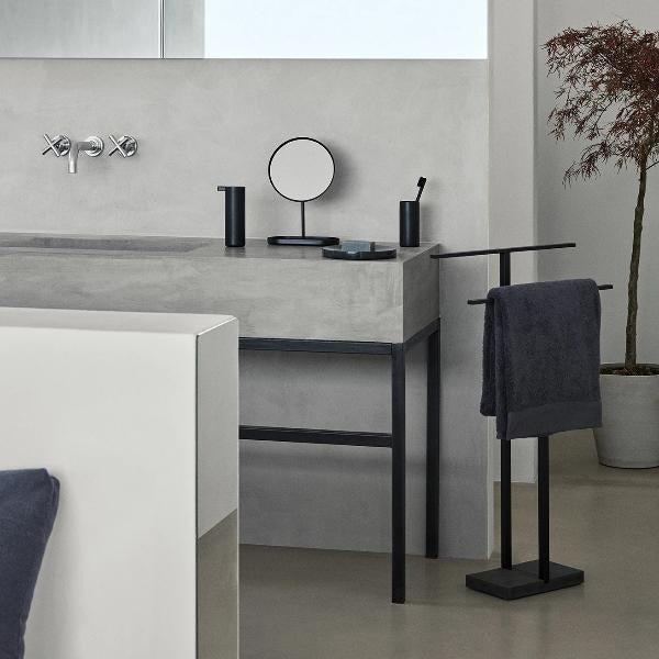 MENOTO Free Standing Towel Rack - Black