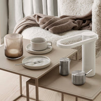 PILAR Tea Cups with Saucers, 6 oz, Set of 2