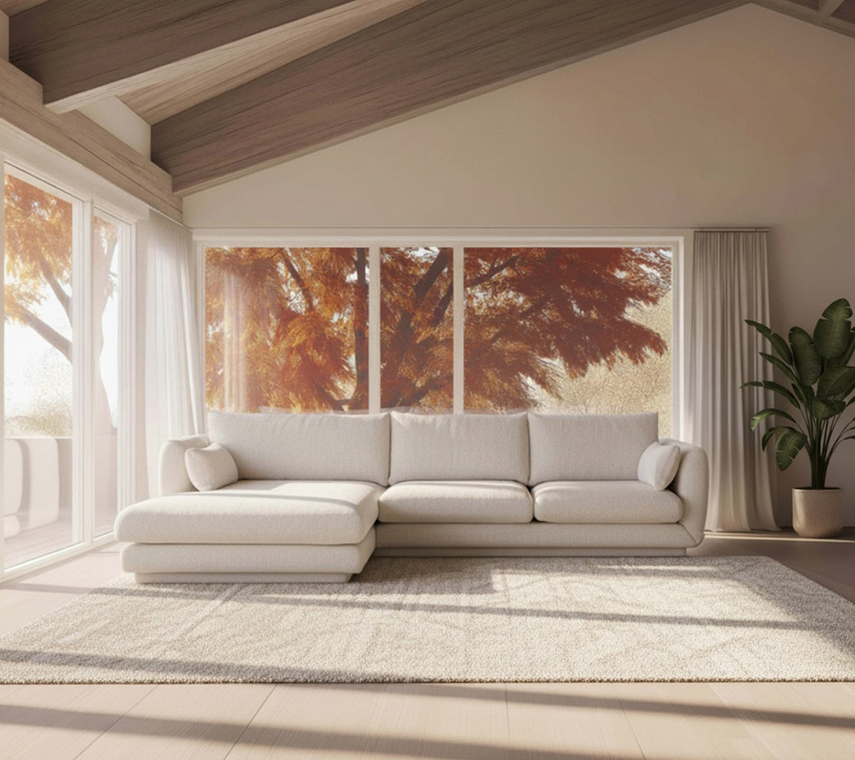 Bloom 2-seater sectional sofa by Cane-line