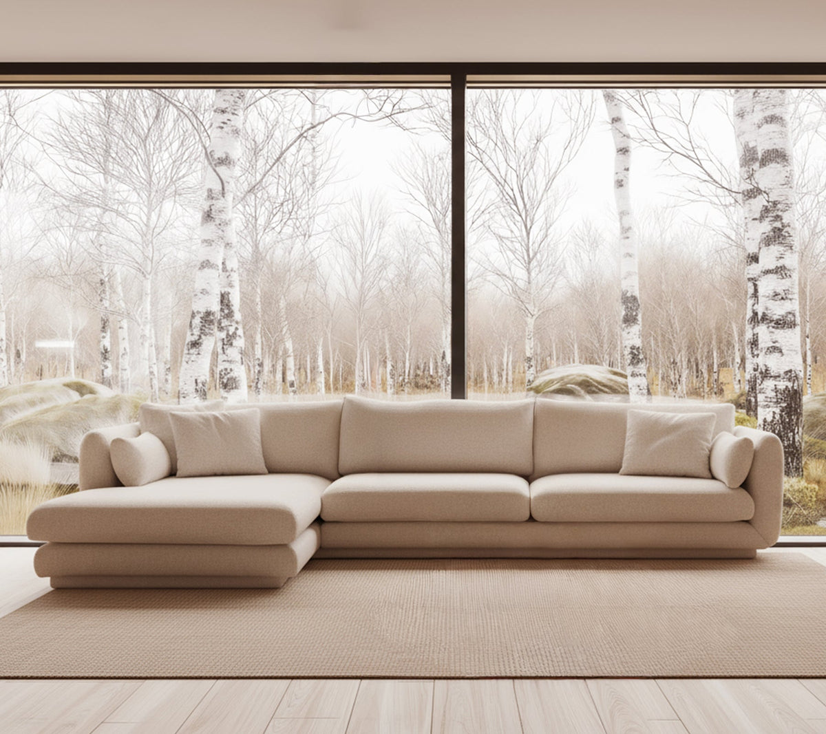 Bloom 3-seater sectional sofa by Cane-line