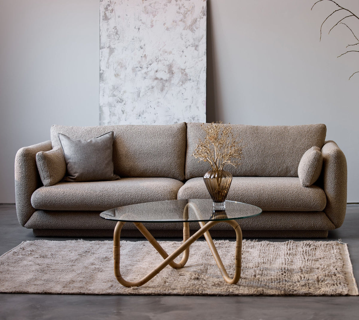 Bloom 3-seater sofa by Cane-line