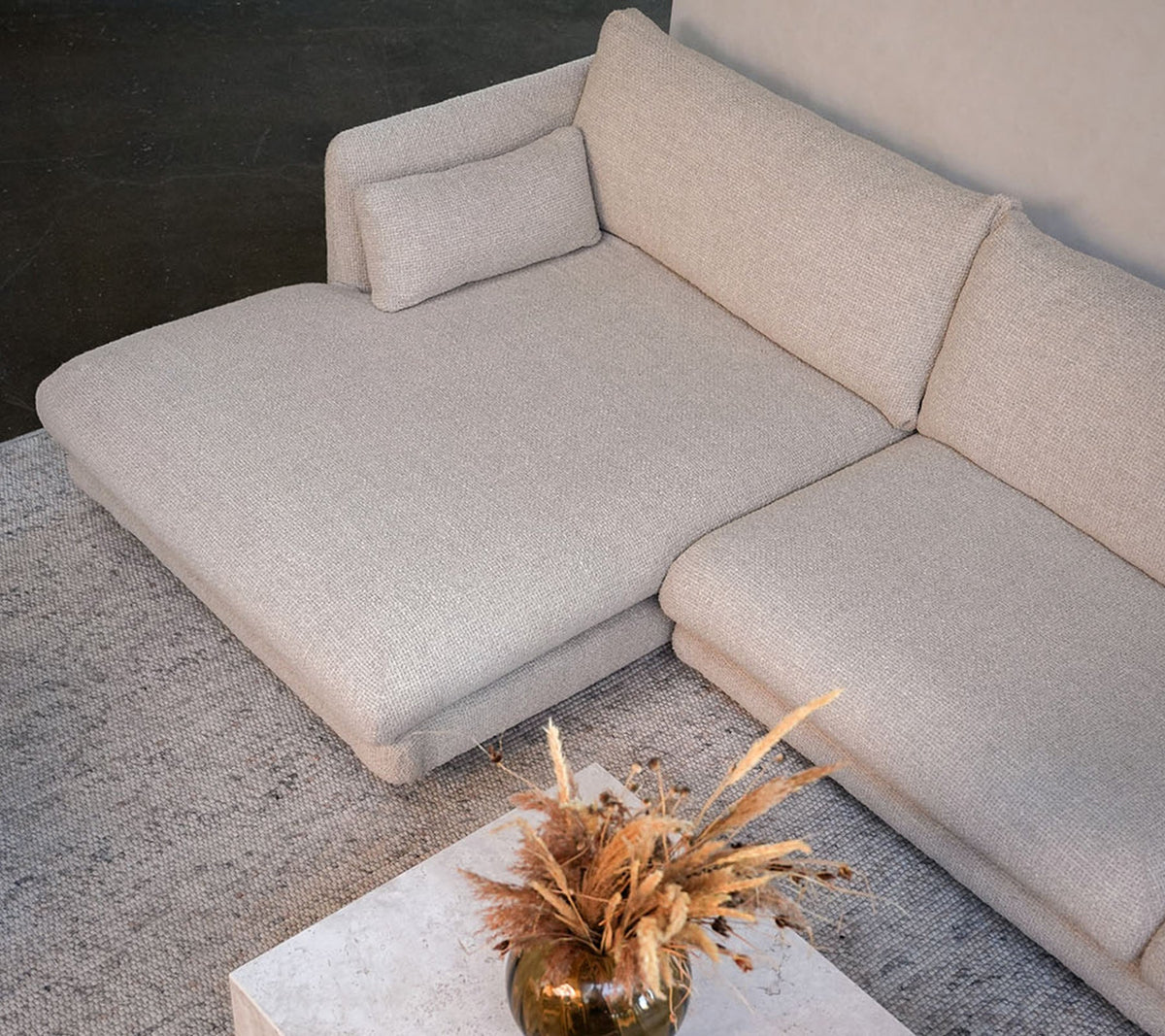 Bloom 2-seater sectional sofa by Cane-line