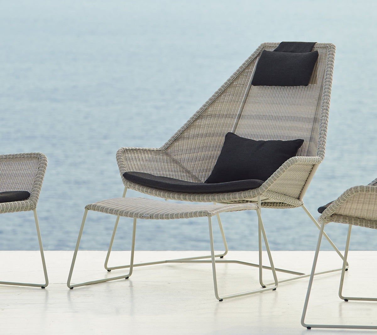 Breeze footstool lifestyle image by Cane-line