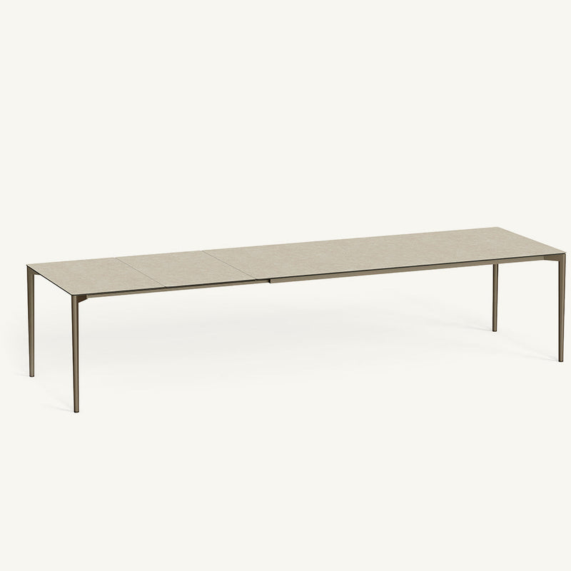 Nude Rectangular Expandable Dining Table