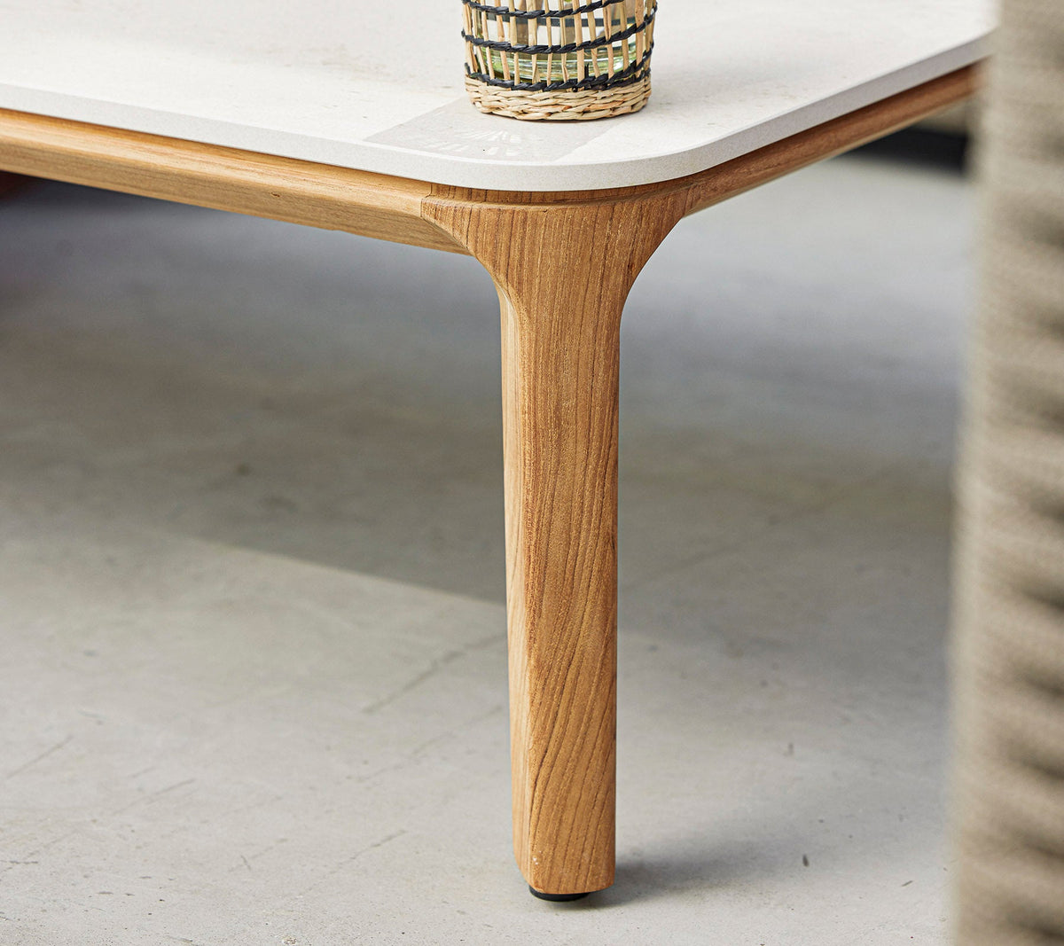 Aspect Coffee Table 120x60cm outdoor lounge with teak table by Cane-line