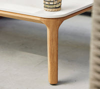 Aspect Coffee Table 120x60cm outdoor lounge with teak table by Cane-line