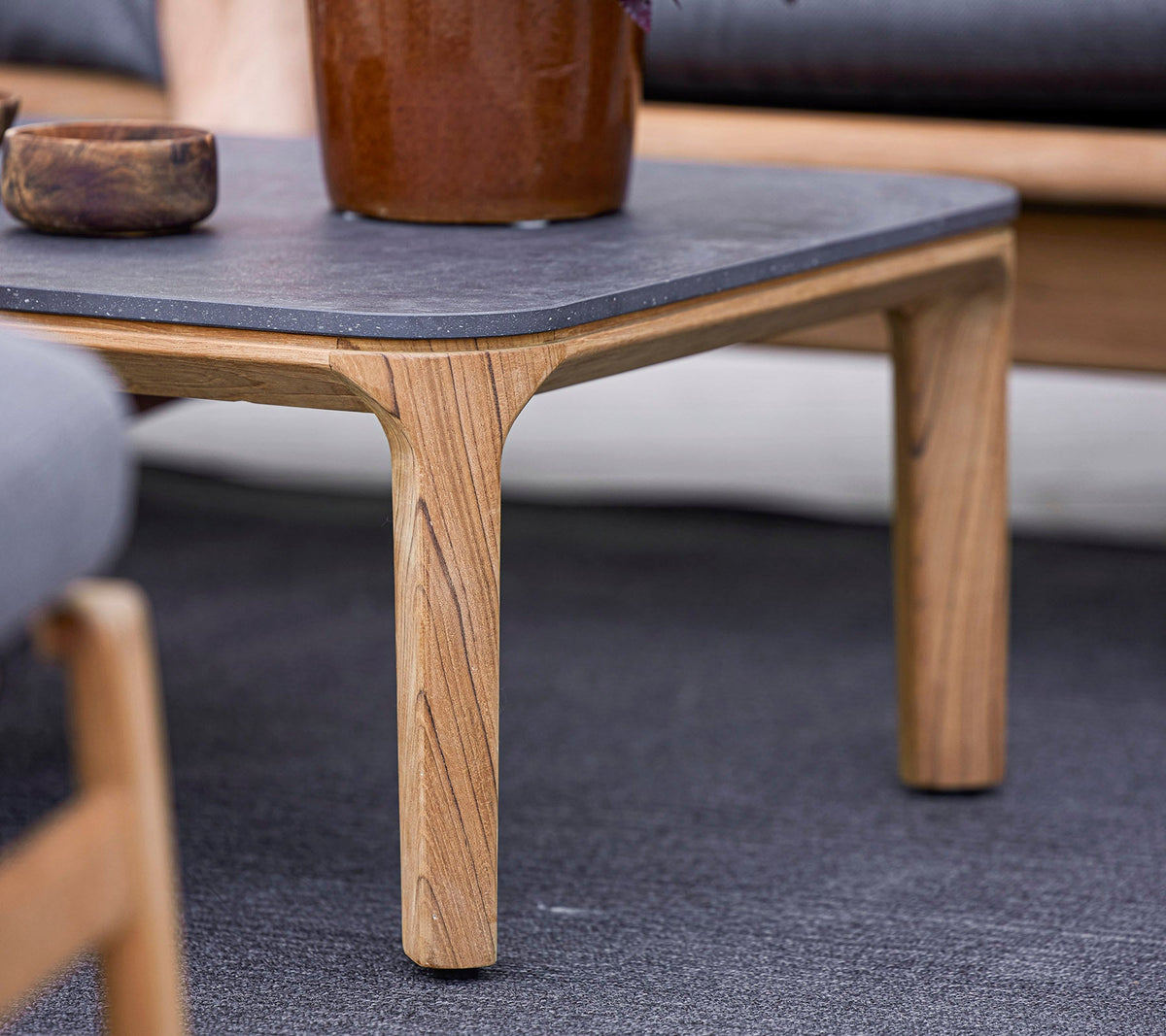 Aspect Coffee Table 120x60cm outdoor lounge setting by Cane-line