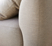 Capture chaise lounge module sofa close up fabric detail by Cane-line