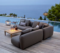 Capture 2-seater sofa right module lifestyle image by Cane-line