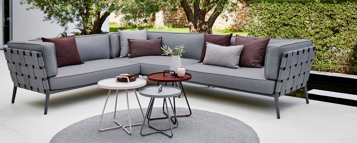 Conic Modular Corner Sofa lifestyle image by Cane-line