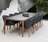 Aspect Dining Table 280x100cm outdoor dining lifestyle by Cane-line