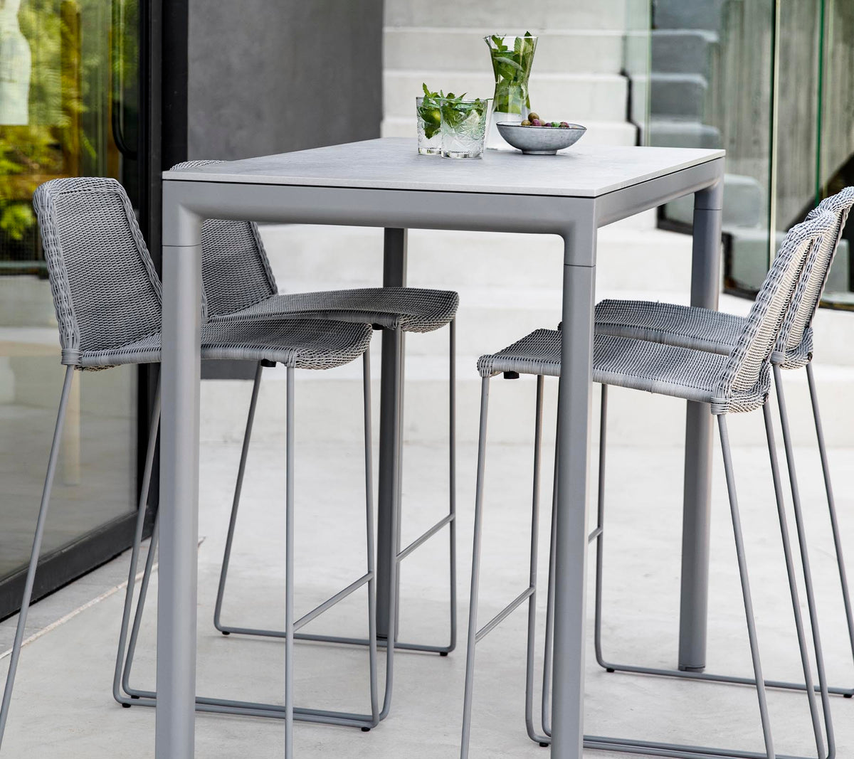 Breeze bar chair lifestyle image by Cane-line