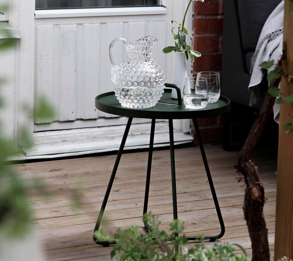 On-the-move side table, small side table by Cane-line, designed by Strand+Hvass