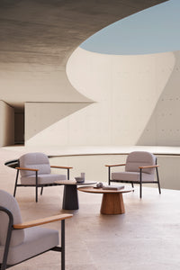 Lacus outdoor furniture lifestyle image by SKLD Studio, designed by Santiago Sevillano